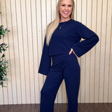 Coastal Rib Long Sleeve Top