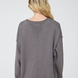 Willow Extended Shoulder Cotton Sweater