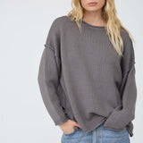 Willow Extended Shoulder Cotton Sweater