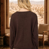 Willow Extended Shoulder Cotton Sweater