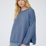 Willow Extended Shoulder Cotton Sweater
