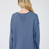 Willow Extended Shoulder Cotton Sweater