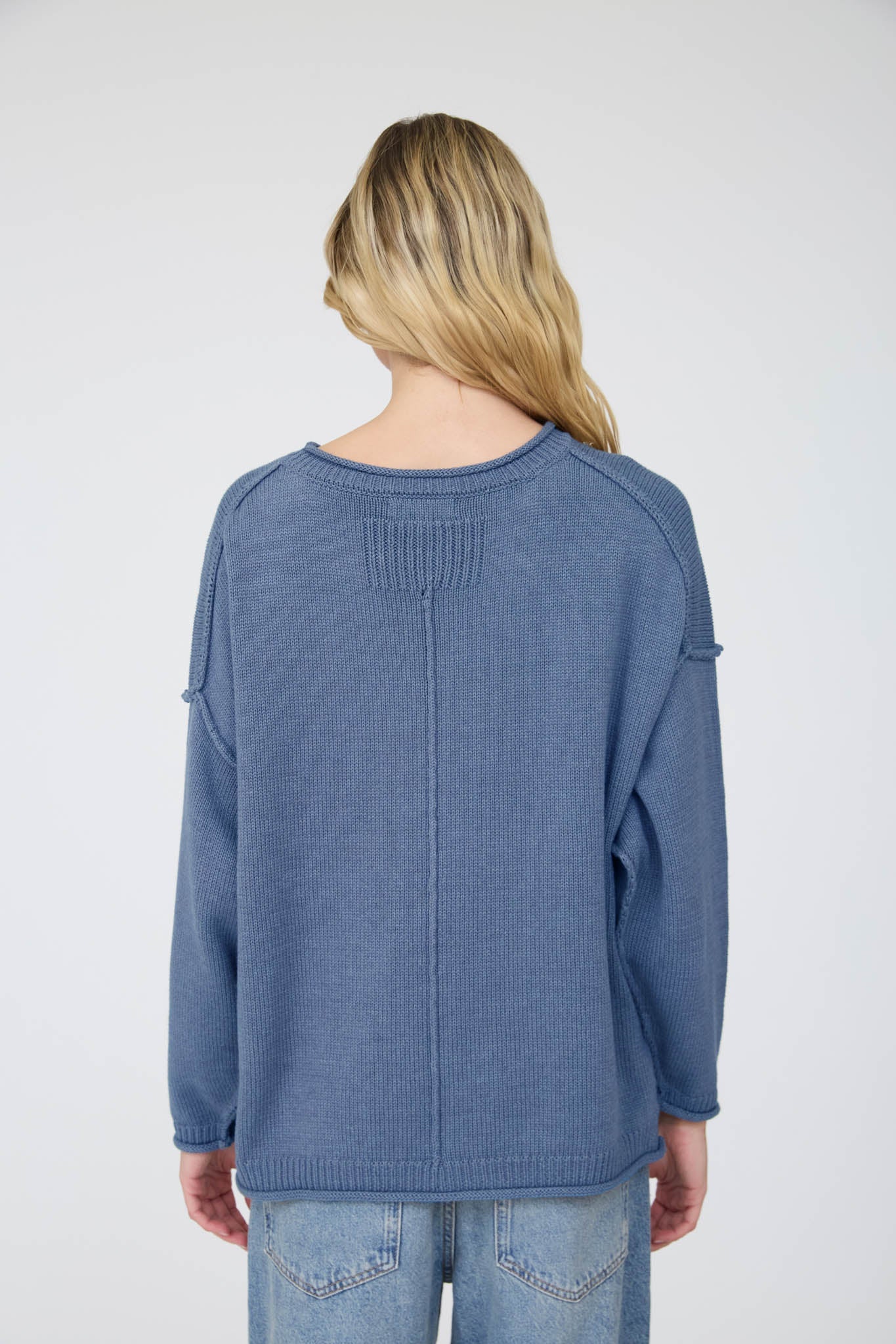 Willow Extended Shoulder Cotton Sweater