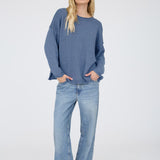 Willow Extended Shoulder Cotton Sweater