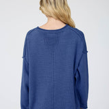 Willow Extended Shoulder Cotton Sweater