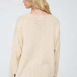 Willow Extended Shoulder Cotton Sweater