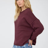 Willow Extended Shoulder Cotton Sweater