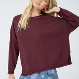 Willow Extended Shoulder Cotton Sweater