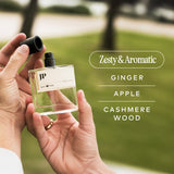 Guy Fox JP cologne scent notes: zesty and aromatic, ginger, apple, cashmere wood