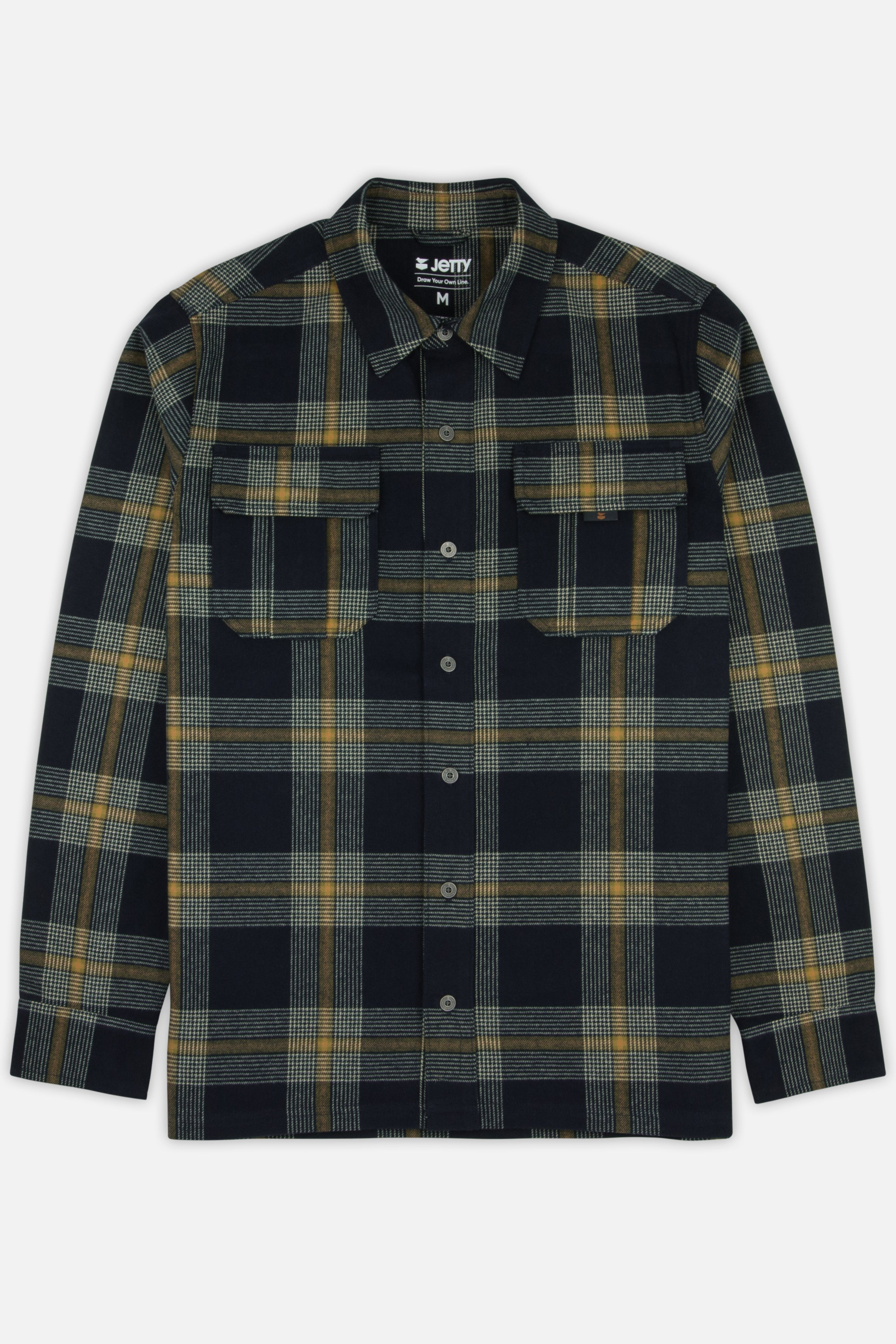 Jetty Arbor Flannel Navy front