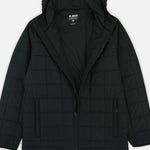 Jetty Puffer Coat Black back