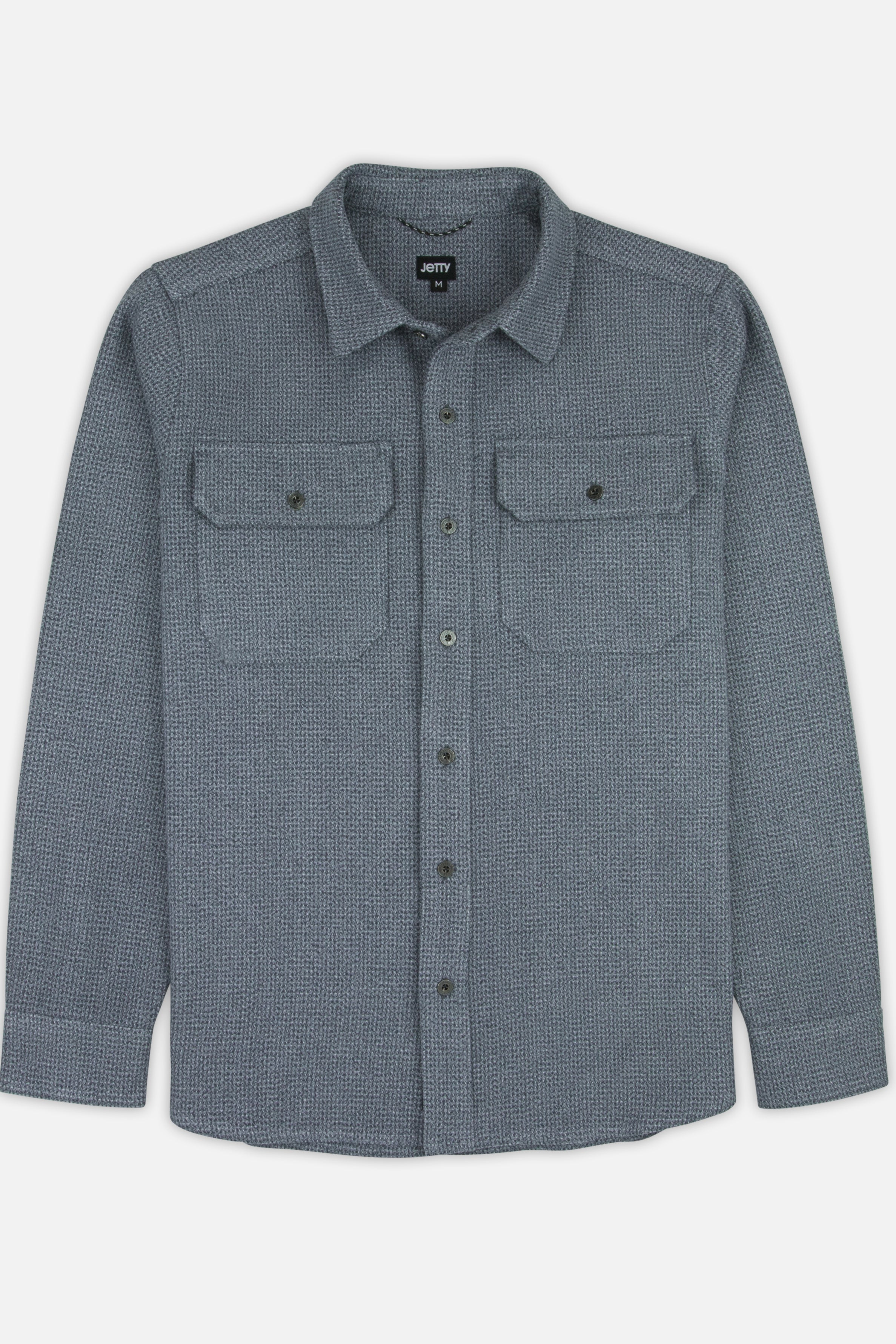 Jetty Ridge Tweed Shirt Blue