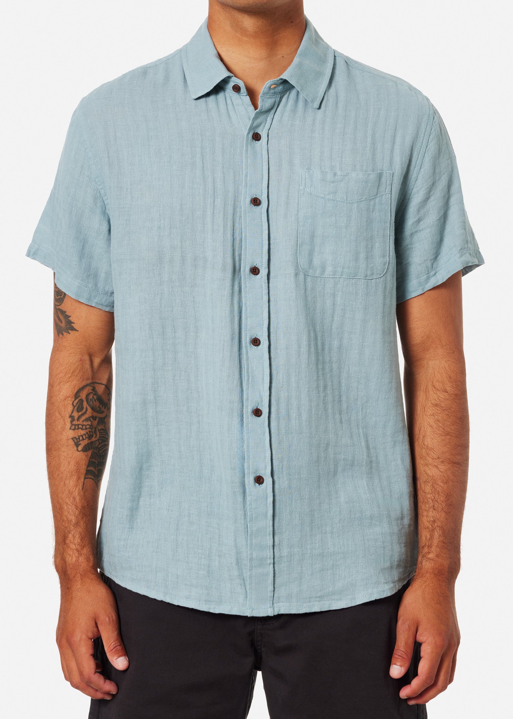 Katin - Mens - Tops - Button Ups - Alan Solid Shirt - MTT Collective