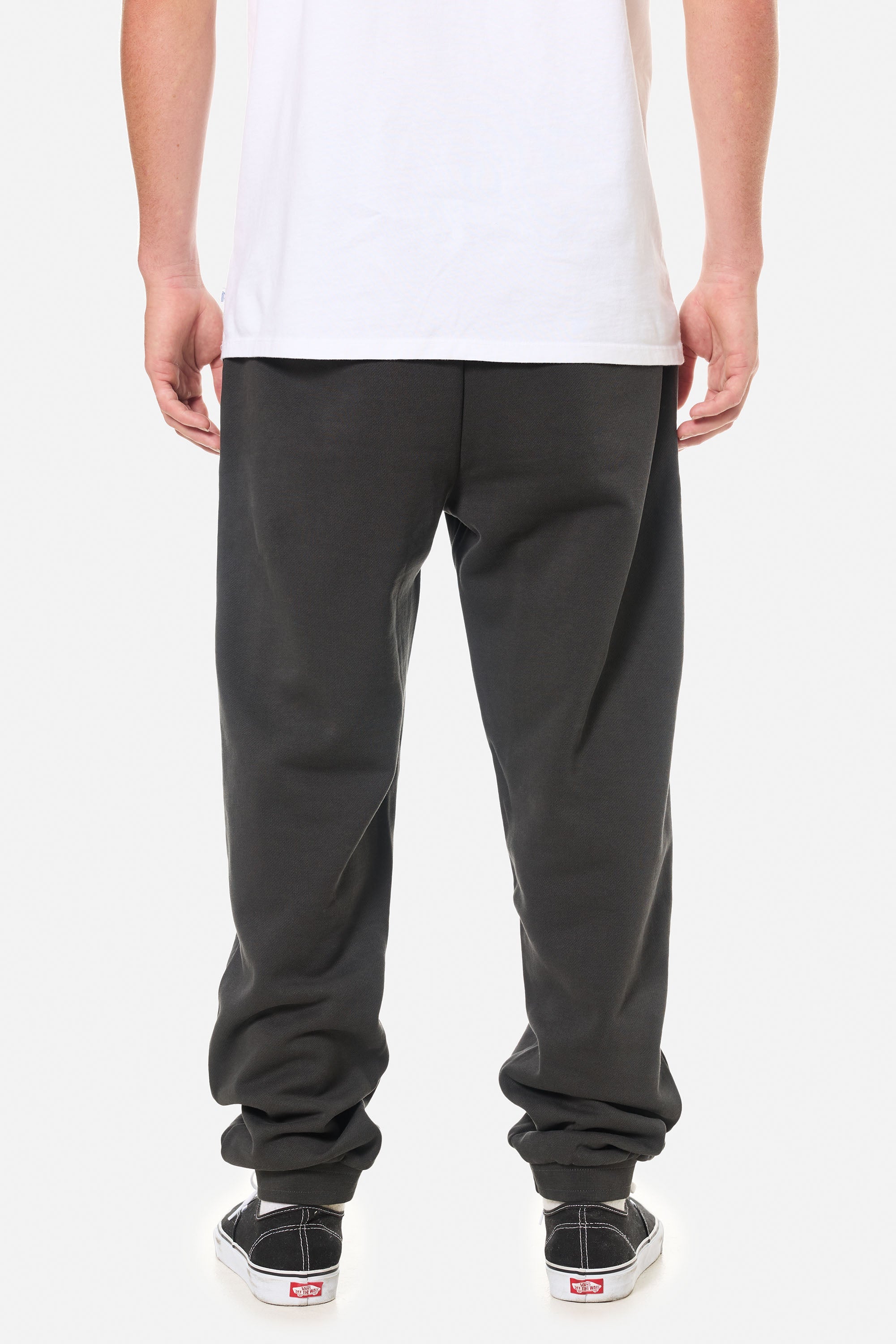 Katin Lounge Pant Black Wash - on model back