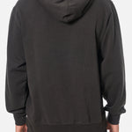 Katin Embroidered Hoodie Black Wash - on model back