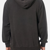 Katin Embroidered Hoodie Black Wash - on model back