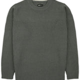 Jetty Knox Rib Sweater in Charcoal