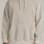 Katin Embroidered Hoodie Birch Vintage Wash - on model front