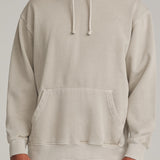 Katin Embroidered Hoodie Birch Vintage Wash - on model front