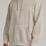 Katin Embroidered Hoodie Birch Vintage Wash - on model side