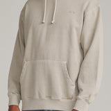 Katin Embroidered Hoodie Birch Vintage Wash - on model side
