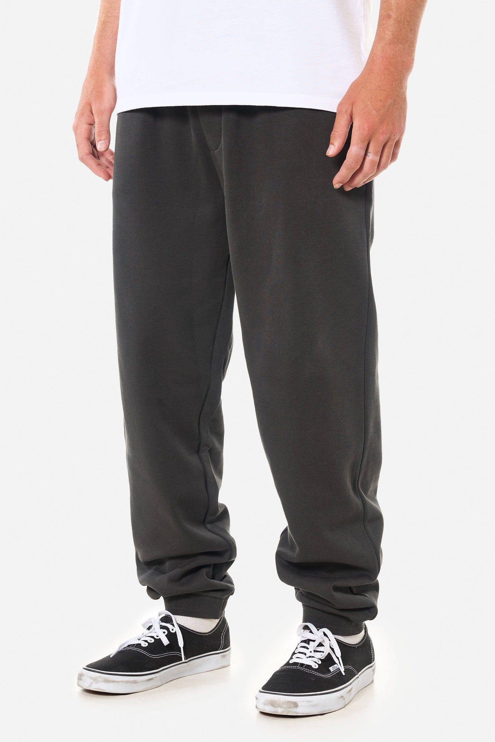 Katin Lounge Pant in Black Wash, side view