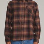 Katin Derek Flannel French Roast - on model front