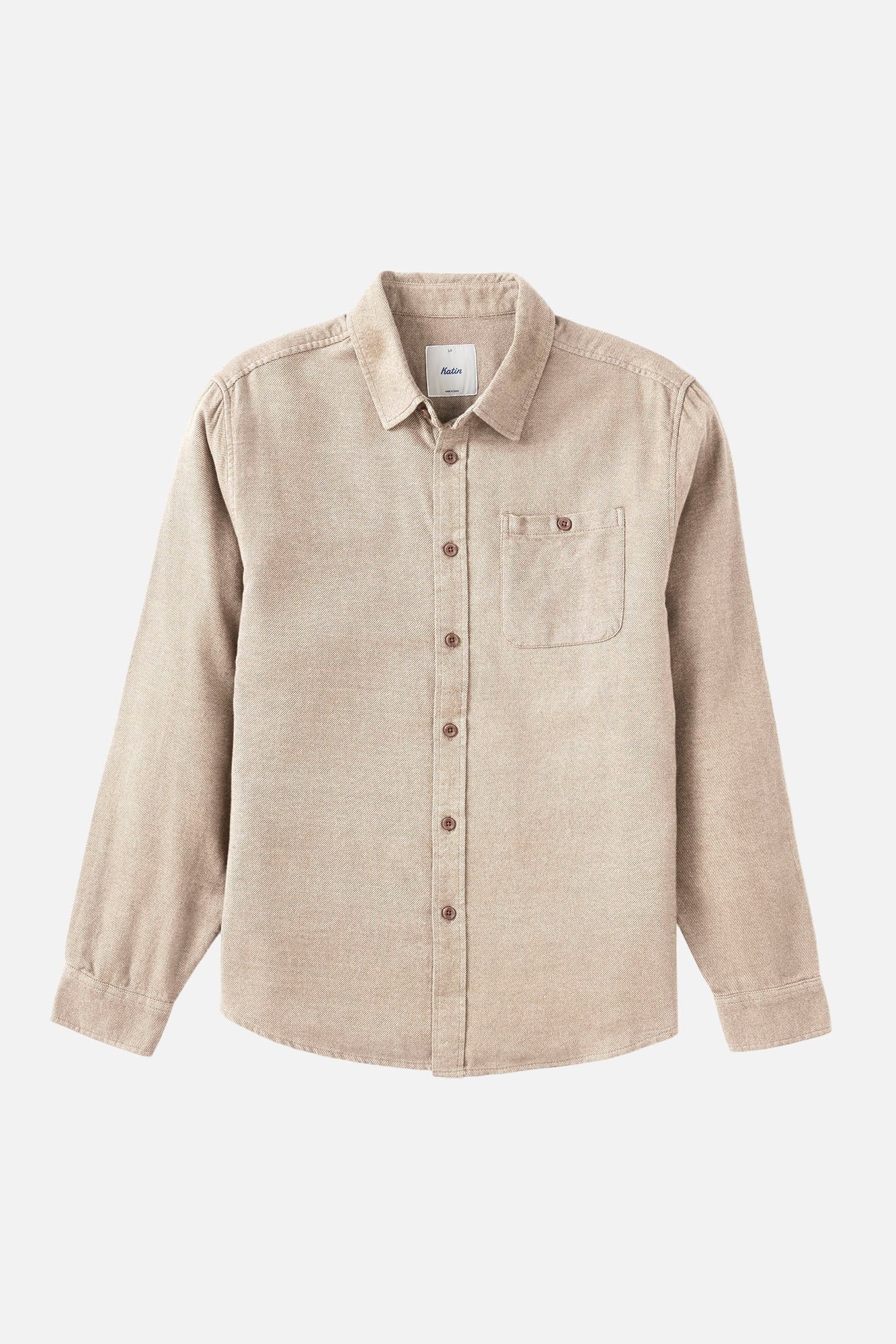 Katin Twiller Flannel in Vintage Khaki