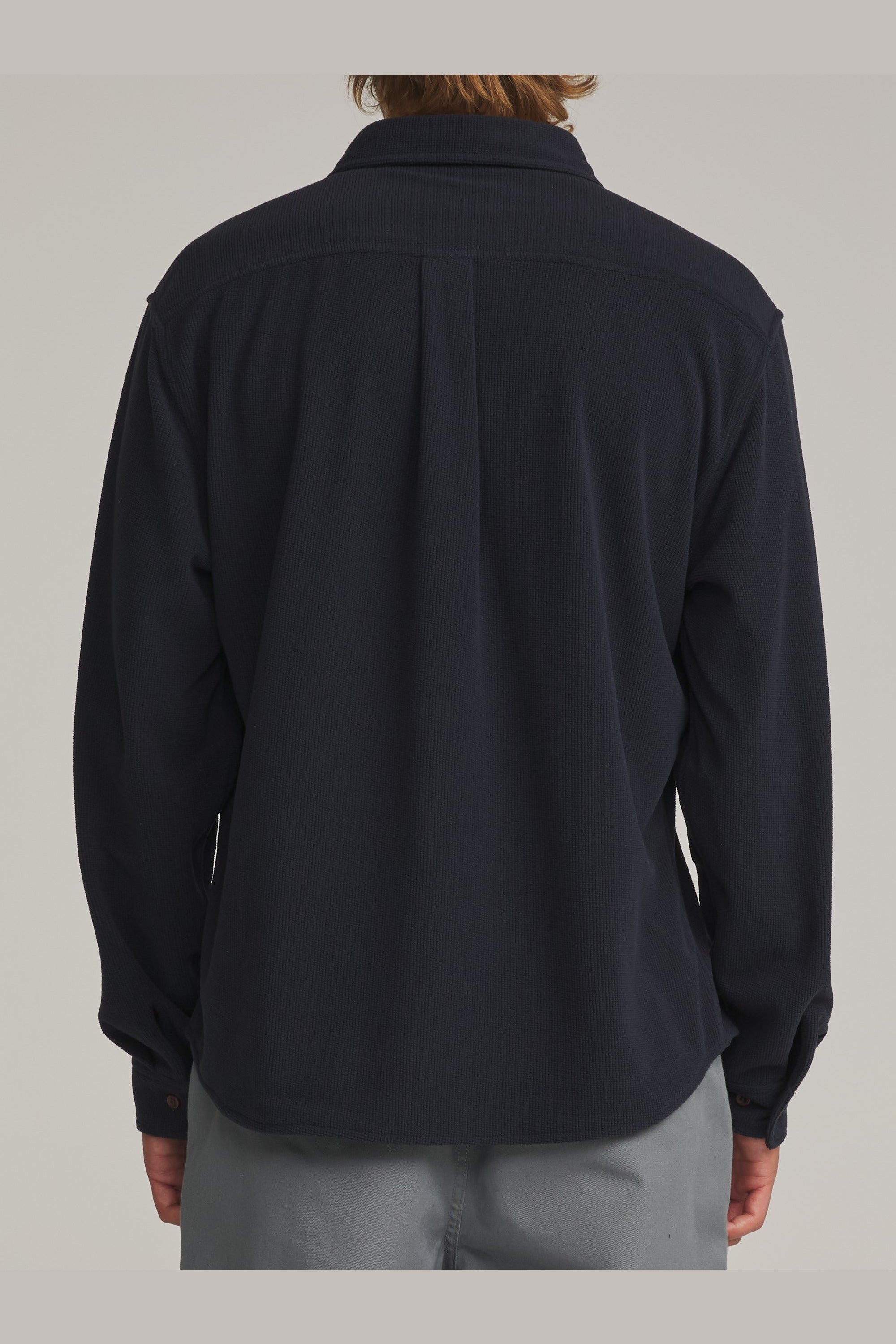 Katin Roland Shirt Navy - on model back