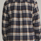 Harold Plaid Shirt Jacket Navy back