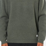 Katin Rivers Sweater in Gray Green, front on model