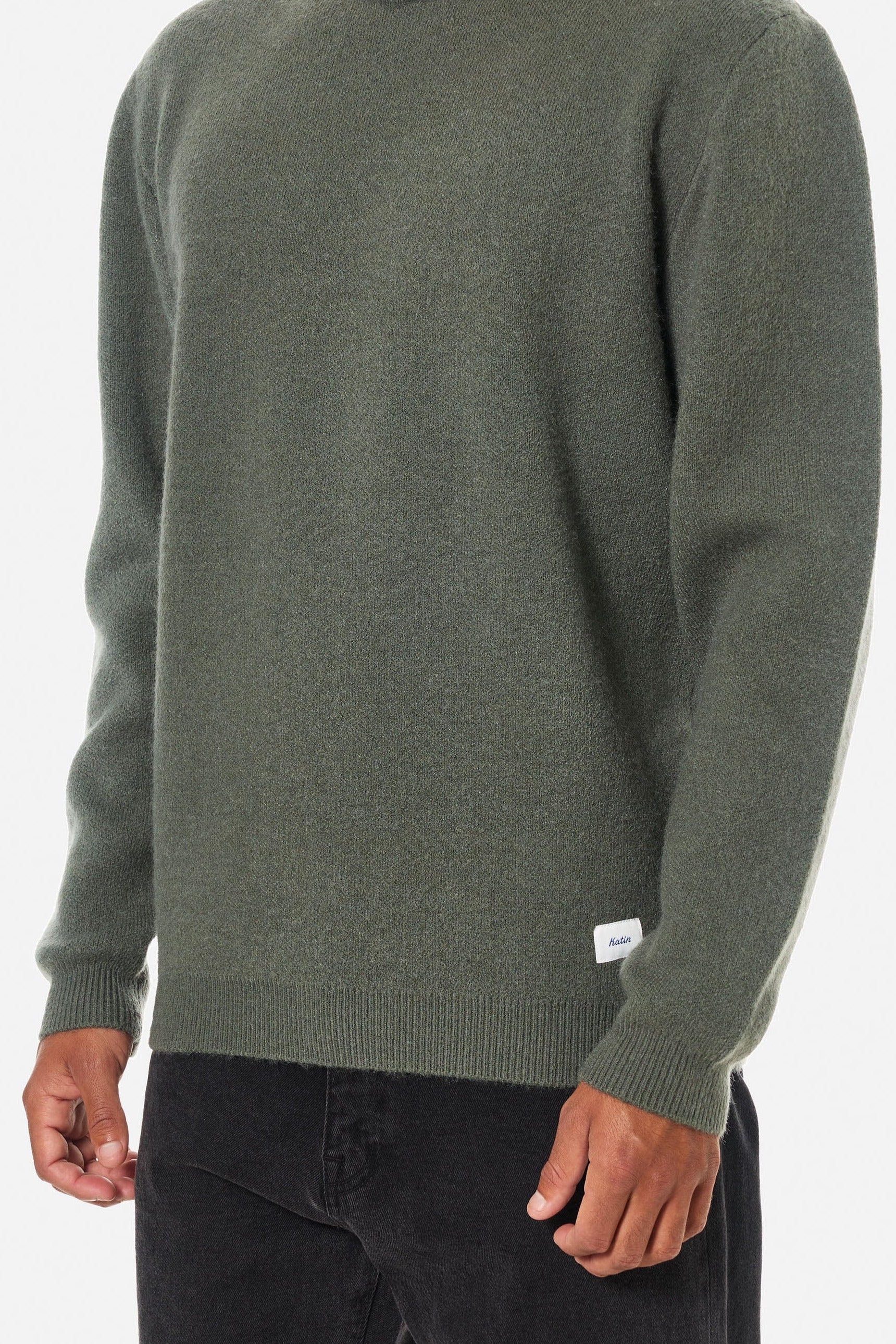 Katin Rivers Sweater in Gray Green, side view