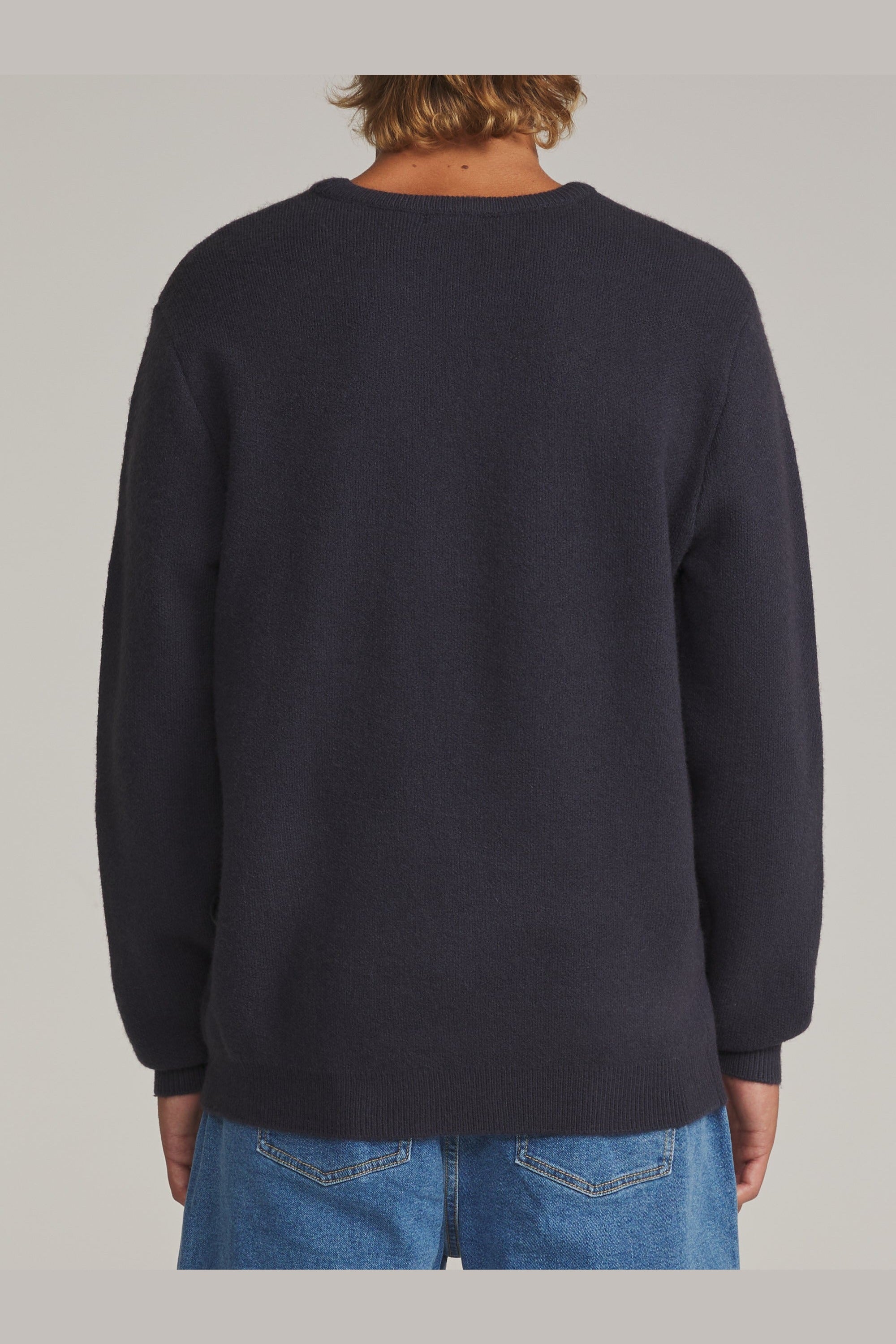 Katin Rivers Sweater Polar Navy - on model back