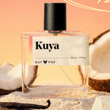Kuya unisex cologne bottle with coconut and vanilla