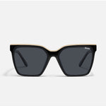 QUAY Level Up Black Gold/Smoke front