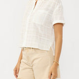 High-Low Patch Pocket Camp Shirt