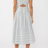Nadia Striped Midi Dress