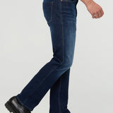 DUER Performance Denim+ Straight in Heritage Indigo, side view