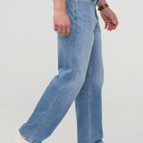 DUER Performance Denim+ Relaxed Straight in Summit – side view