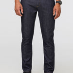 DUER Performance Denim Athletic Taper in Heritage Rinse, front