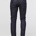 DUER Performance Denim Athletic Taper in Heritage Rinse, back