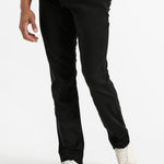 DUER No Sweat Athletic Taper in Black, detail