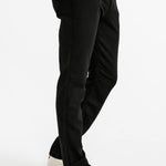 DUER No Sweat Athletic Taper in Black, side