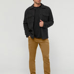 DUER No Sweat Athletic Taper in Caramel, front