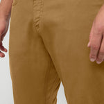 DUER No Sweat Athletic Taper in Caramel, detail