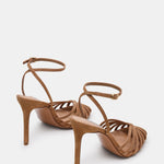 Steve Madden Mizuna tan suede heel, pair view