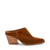 Seychelles Morning Joe II Mule in tan suede, side view