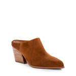 Seychelles Morning Joe II Mule in tan suede, front view