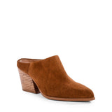 Seychelles Morning Joe II Mule in tan suede, front view