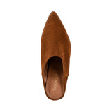 Seychelles Morning Joe II Mule in tan suede, top view